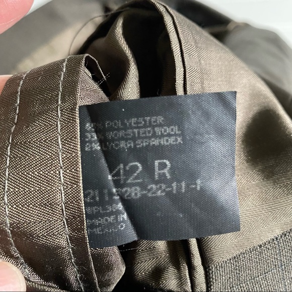 Haggar Black Label Men's Wool Blend Button Front Blazer Size 42 R - Picture 5 of 11